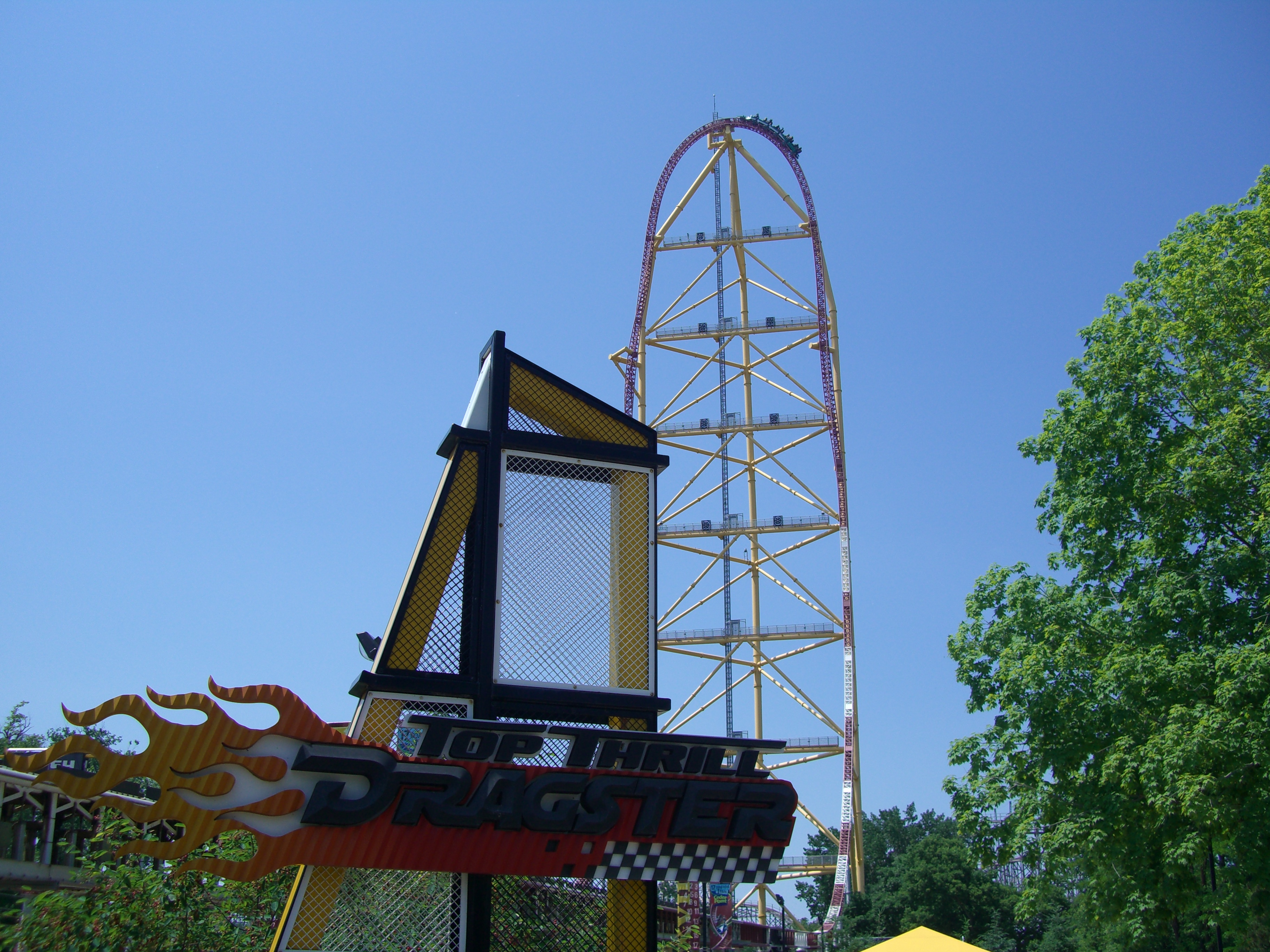 Horská dráha Top Thrill Dragster